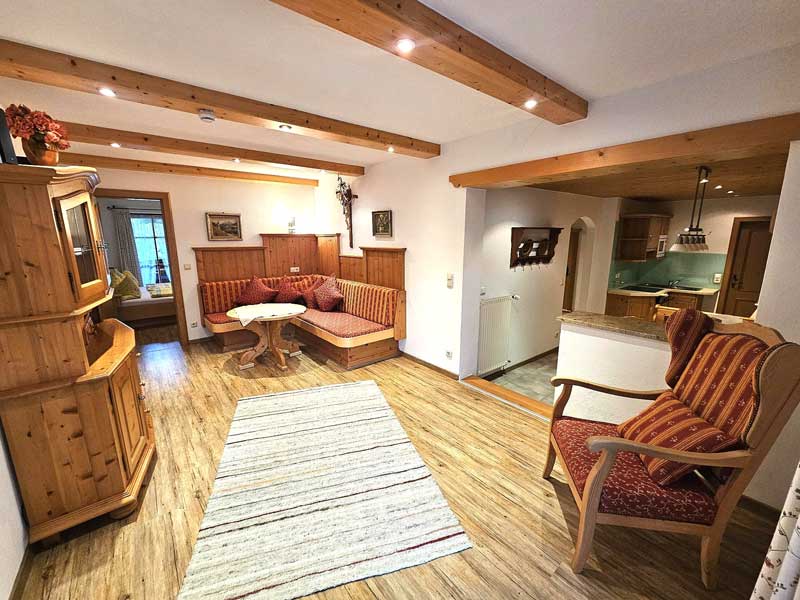 Wohnzimmer Ferienwohnung Jenner